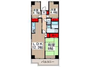 プロスペ－ル谷塚壱番館の物件間取画像